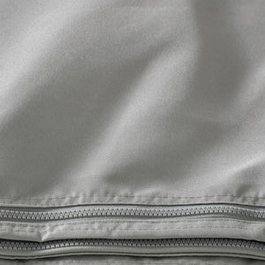 Replacement Gazebo Curtains with Zipper, 4-Panel Universal Gazebo Privacy Sidewall for Most 10' x 13' Gazebo Canopy Pavillion, Hooks/C-Rings Included, Grey